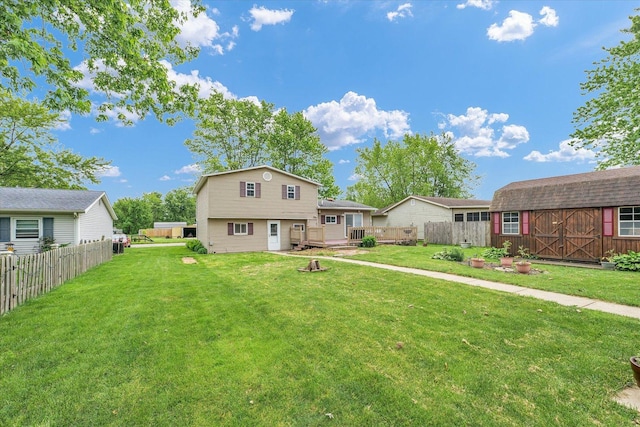 404 S Neal St, Camargo, IL 61919 - rear view of property featuring an outdoor structure