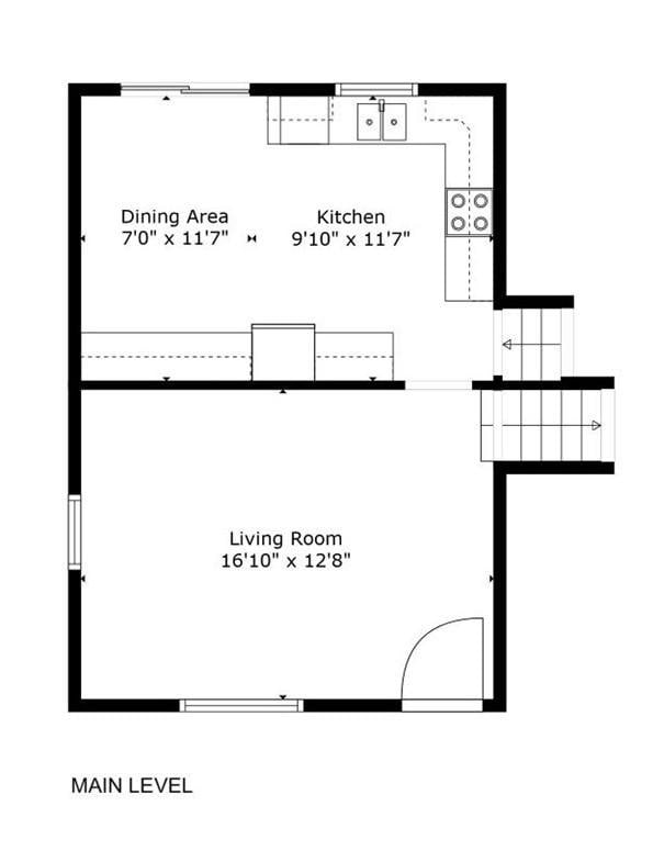 404 S Neal St, Camargo, IL 61919 - floor plan / room layout