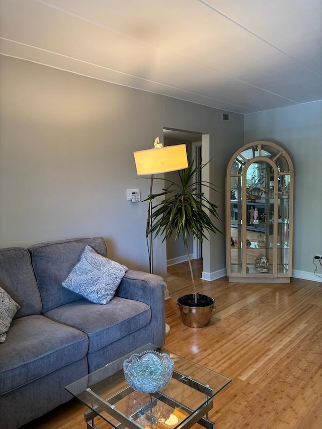 13515 Leclaire Ave Unit 55, Crestwood, IL 60418 - living room with wood finished floors and baseboards