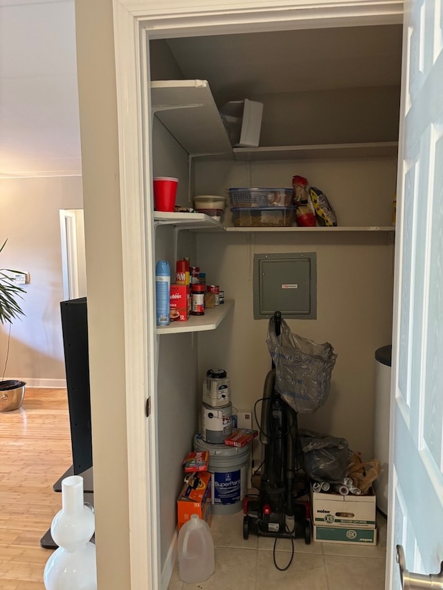 13515 Leclaire Ave Unit 55, Crestwood, IL 60418 - pantry with electric panel