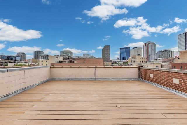 1935 S State St Unit 4, Chicago, IL 60616 - deck with a view of skyline