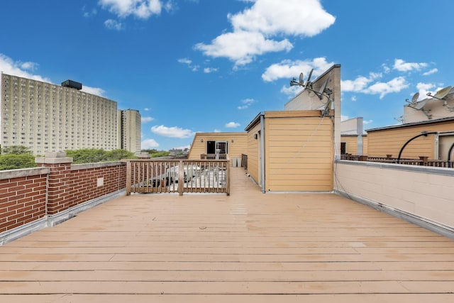 1935 S State St Unit 4, Chicago, IL 60616 - view of wooden deck