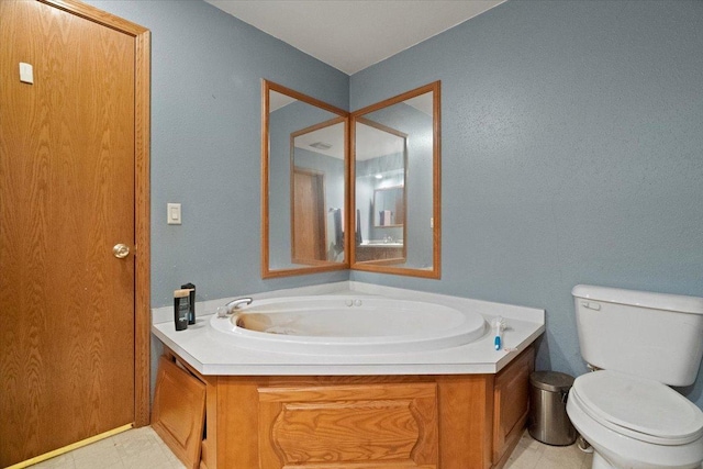 26630 W Il Route 134, Ingleside, IL 60041 - bathroom with toilet and a textured wall