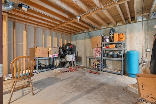 26630 W Il Route 134, Ingleside, IL 60041 - unfinished basement featuring a water pressure tank