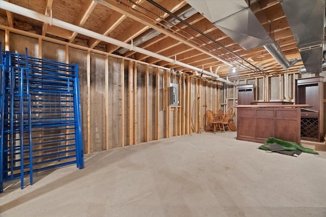 26630 W Il Route 134, Ingleside, IL 60041 - unfinished basement with electric panel