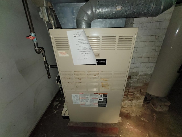 7118 S Morgan St, Chicago, IL 60621 - utility room with heating unit