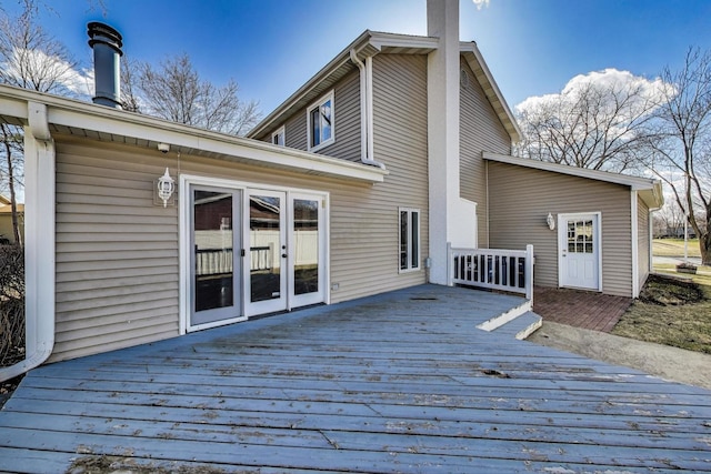 6S009 Steeple Run Dr, Naperville, IL 60540 - deck with french doors