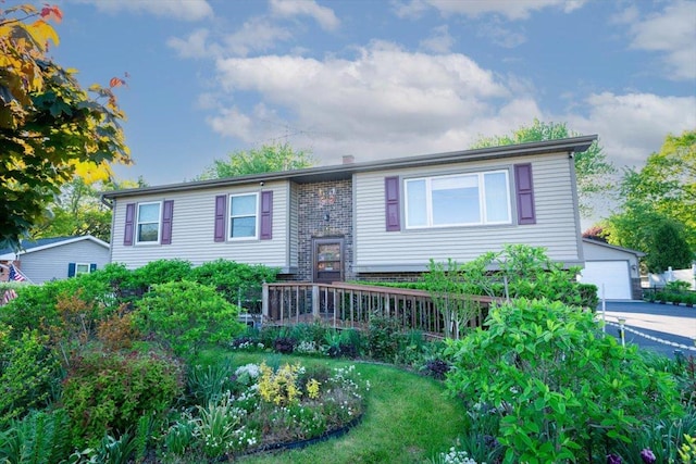 38059 N Holdridge Ave, Beach Park, IL 60087 - bi-level home with brick siding and a garage