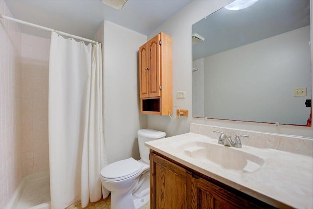 38059 N Holdridge Ave, Beach Park, IL 60087 - full bath featuring toilet, vanity, and a tile shower