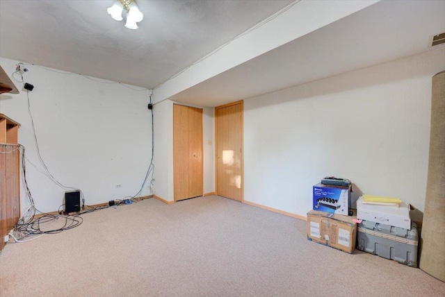 38059 N Holdridge Ave, Beach Park, IL 60087 - spare room featuring carpet flooring and baseboards