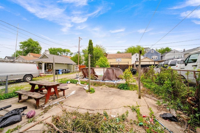 4815 S Bishop St, Chicago, IL 60638 - fenced backyard featuring a patio and outdoor dining space