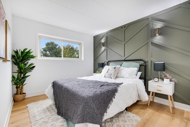 7925 Paxton Ave Unit 1A, Tinley Park, IL 60477 - bedroom featuring light wood-type flooring and baseboards
