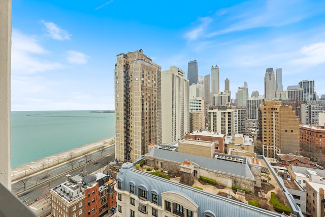 1313 N Ritchie Ct Unit 2001, Chicago, IL 60610 - view of city skyline with a nearby body of water