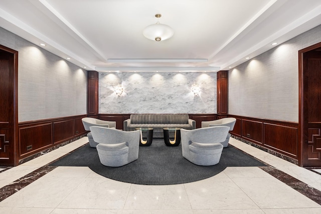 1313 N Ritchie Ct Unit 2001, Chicago, IL 60610 - common area featuring a wainscoted wall and recessed lighting