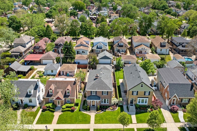 7317 W Greenleaf St, Chicago, IL 60631 - aerial perspective of suburban area