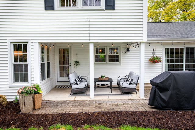 2S151 Stratford Rd, Glen Ellyn, IL 60137 - view of patio / terrace with outdoor lounge area and area for grilling