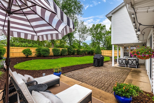 2S151 Stratford Rd, Glen Ellyn, IL 60137 - view of patio / terrace with outdoor lounge area and area for grilling