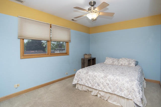 5148 S Newland Ave, Chicago, IL 60638 - carpeted bedroom featuring baseboards and a ceiling fan