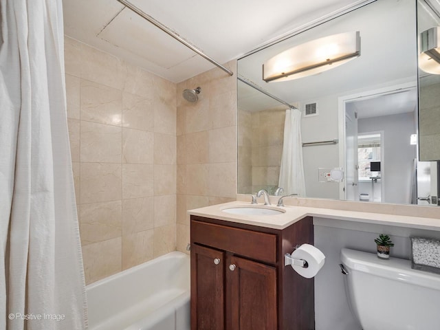 2300 N Commonwealth Ave Unit 2L, Chicago, IL 60614 - bathroom with shower / bathtub combination with curtain, toilet, and vanity