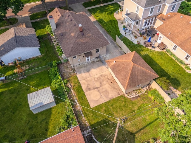 217 W Moulton St, Pontiac, IL 61764 - aerial perspective of suburban area