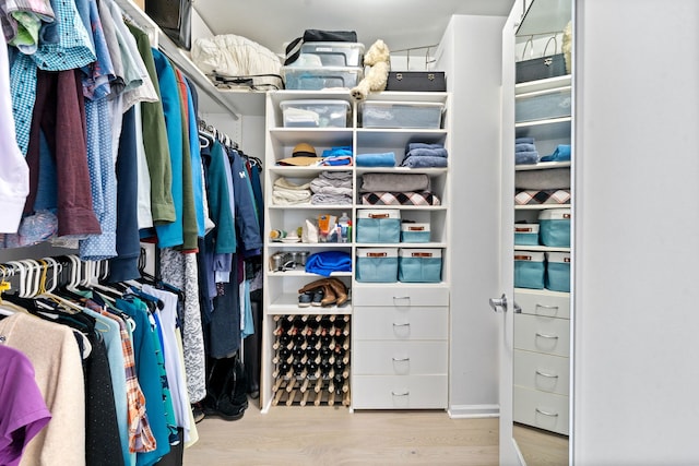 600 N Dearborn St Unit 2005, Chicago, IL 60654 - spacious closet with wood finished floors