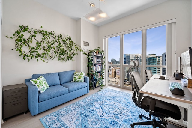 600 N Dearborn St Unit 2005, Chicago, IL 60654 - home office with wood finished floors
