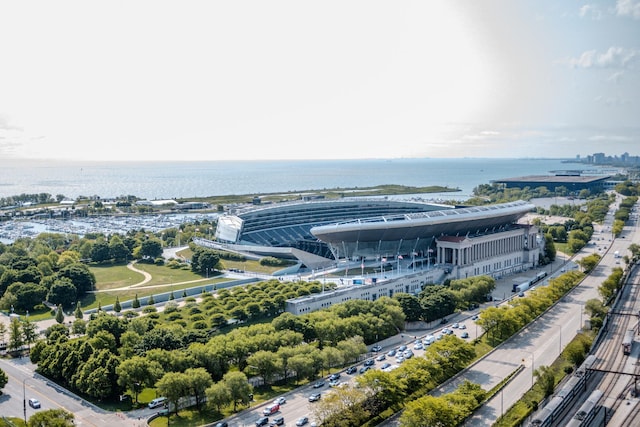 233 E 13th St Unit 2001, Chicago, IL 60605 - aerial view of a nearby body of water and a highway