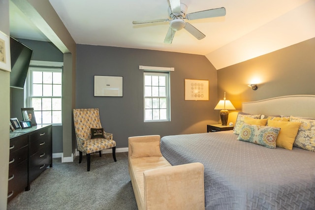 1663 W Farwell Ave, Chicago, IL 60626 - bedroom with carpet floors, baseboards, and a ceiling fan