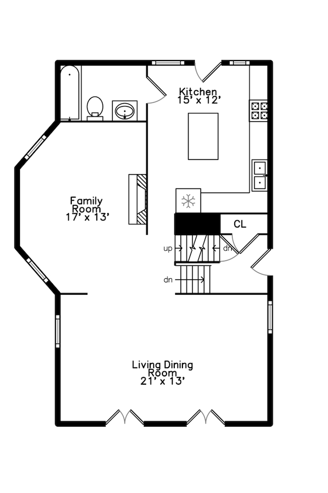1663 W Farwell Ave, Chicago, IL 60626 - floor plan / room layout