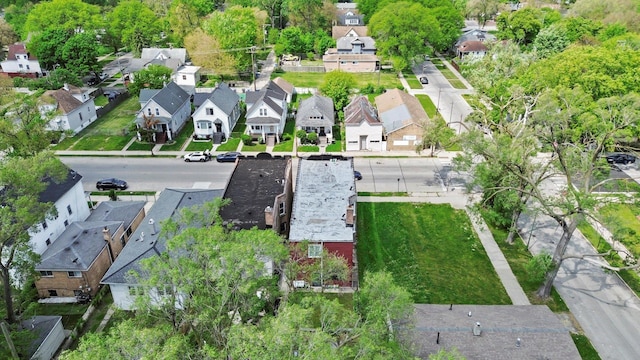 10807 S Wentworth Ave, Chicago, IL 60628 - aerial overview of property's location with nearby suburban area