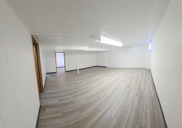18433 Arcadia St, Lansing, IL 60438 - finished below grade area featuring wood finished floors