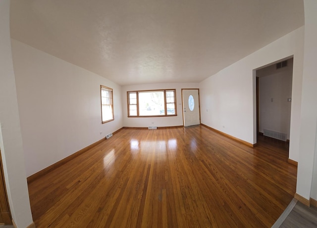 18433 Arcadia St, Lansing, IL 60438 - spare room featuring wood finished floors and baseboards