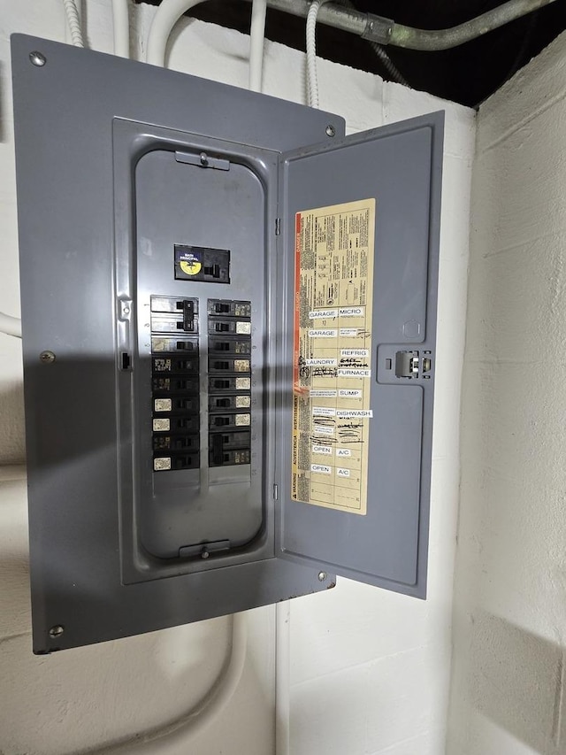 18433 Arcadia St, Lansing, IL 60438 - utility room featuring electric panel