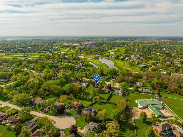 24452 W Blvd Dejohn, Naperville, IL 60564 - aerial view of residential area with a large body of water