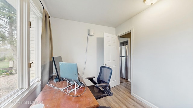 24452 W Blvd Dejohn, Naperville, IL 60564 - office featuring light wood finished floors and baseboards