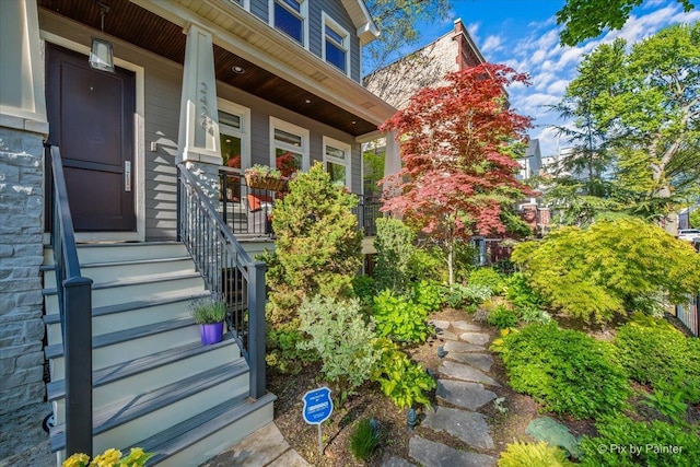2426 W Warner Ave, Chicago, IL 60618 - property entrance with covered porch