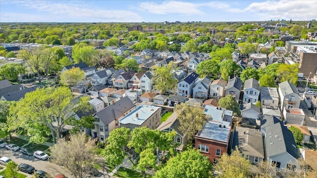 2426 W Warner Ave, Chicago, IL 60618 - aerial overview of property's location featuring nearby suburban area