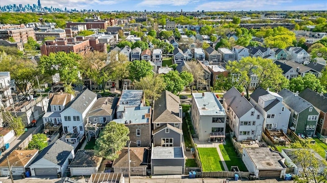 2426 W Warner Ave, Chicago, IL 60618 - aerial perspective of suburban area