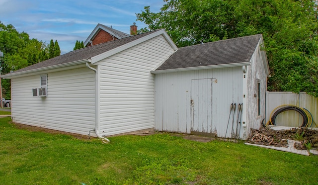 110 N Newton St, Goodland, IN 47948 - view of outbuilding featuring cooling unit