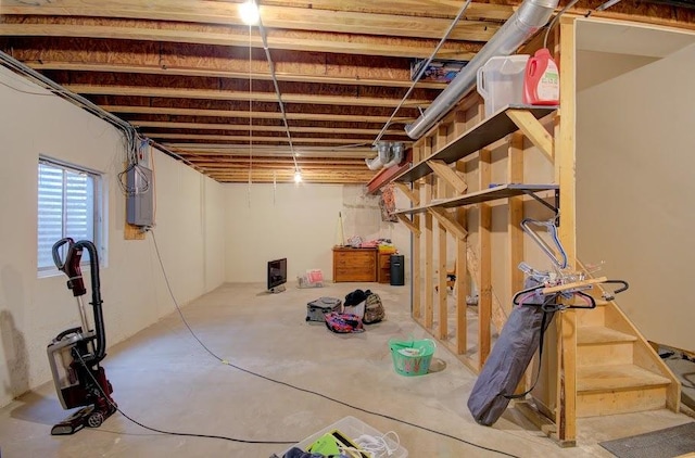 1716 Waters Edge Dr Unit 1716, Minooka, IL 60447 - basement featuring electric panel