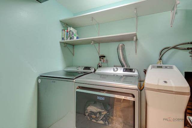 14 Wander Way, Lake In The Hills, IL 60156 - washroom with washing machine and dryer