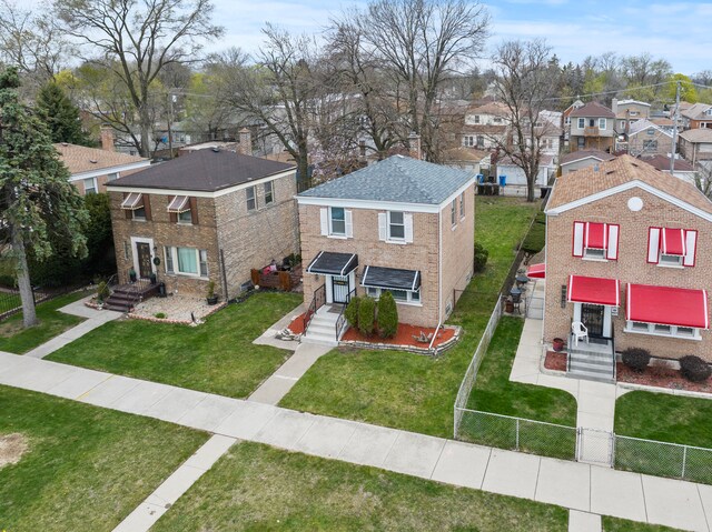 9026 S Colfax Ave, Chicago, IL 60617 - aerial perspective of suburban area