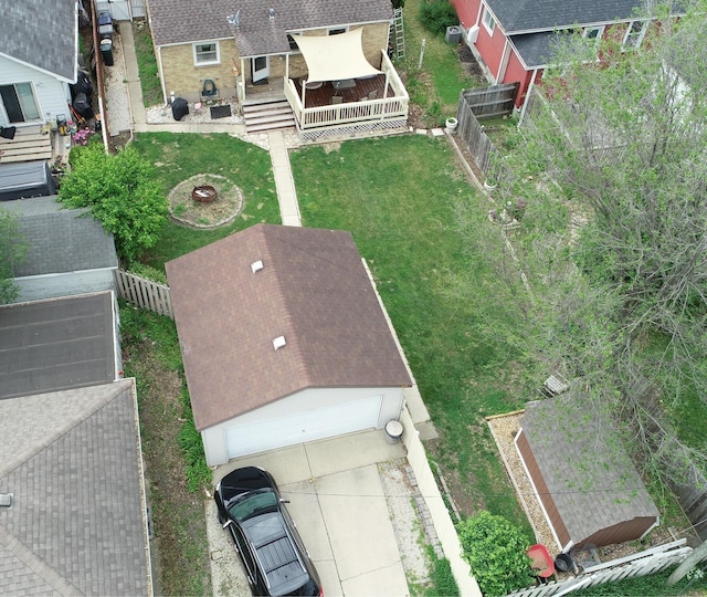 431 Griswold St, Elgin, IL 60123 - aerial view of property and surrounding area
