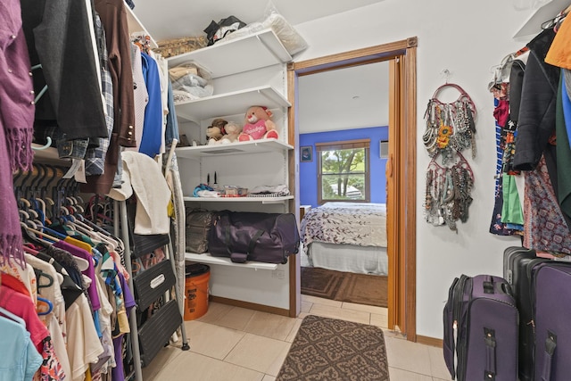 1384 Cunat Ct Unit 1B, Lake In The Hills, IL 60156 - walk in closet with tile patterned floors