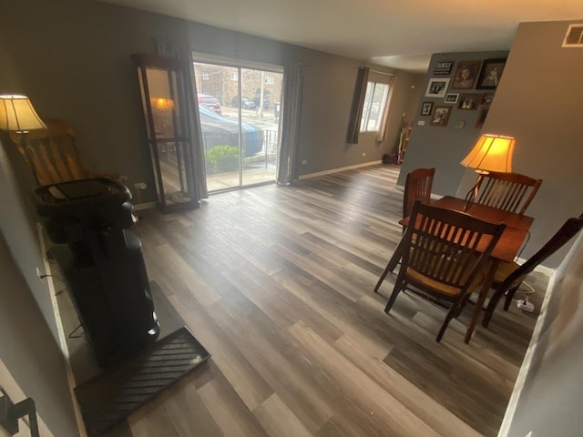 10715 S Keating Ave Unit 1C, Oak Lawn, IL 60453 - living area with wood finished floors and baseboards