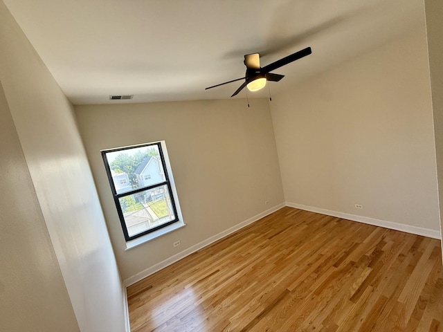 6324 S Kimbark Ave Unit 404, Chicago, IL 60637 - unfurnished room featuring light wood-style floors and ceiling fan