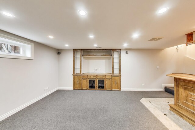 2004 Linden Ave, Park Ridge, IL 60068 - finished below grade area featuring recessed lighting, baseboards, and carpet floors
