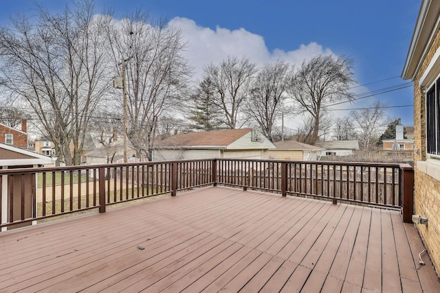 2004 Linden Ave, Park Ridge, IL 60068 - deck featuring a residential view