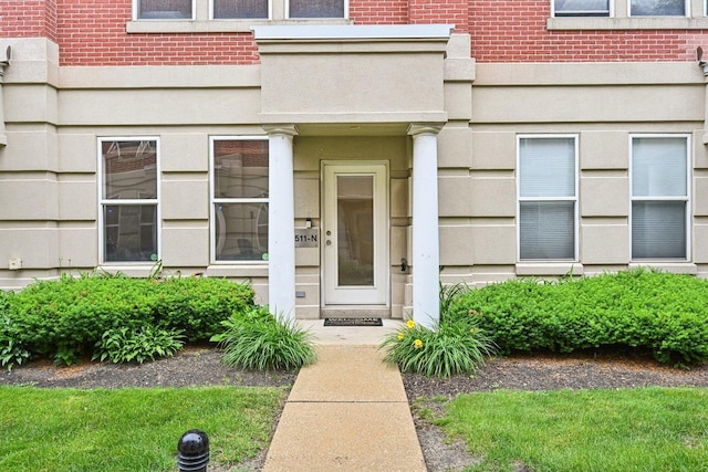 7511 Brown Ave Unit N, Forest Park, IL 60130 - entrance to property with brick siding