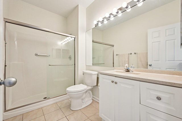 7511 Brown Ave Unit N, Forest Park, IL 60130 - full bath with tile patterned flooring, vanity, and a stall shower